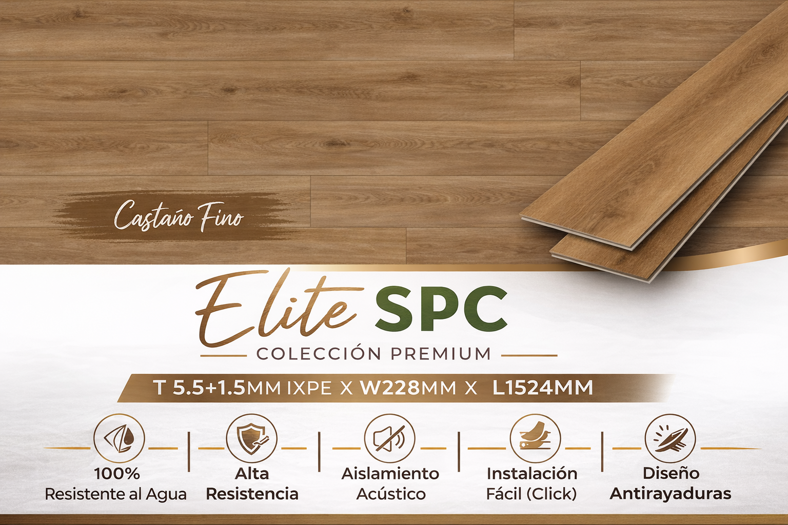 Suelo SPC Colección Elite - ecco Covering